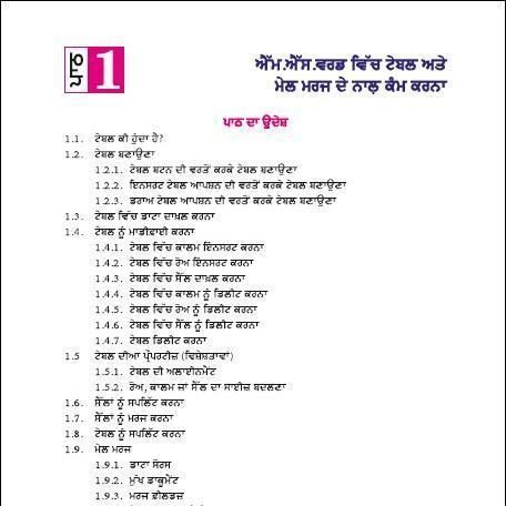 Working with Tables and Mail Merge in M.S. Word