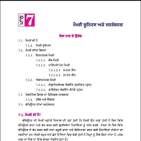 Memory Unit And Generatio